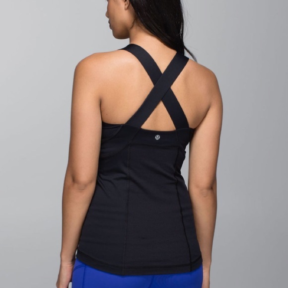 lululemon athletica Tops - RARE Lululemon Push Your Limits Tank Black 4